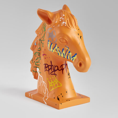 Wooden Horse Artefact – Gauri Khan Designs